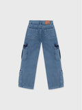 Denim Cargo Pants