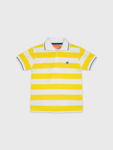 Short Sleeve Striped Polo