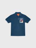 Short Sleeve Printed Polo T-Shirt