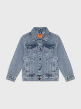 جاكيت جينز بأكمام طويلة