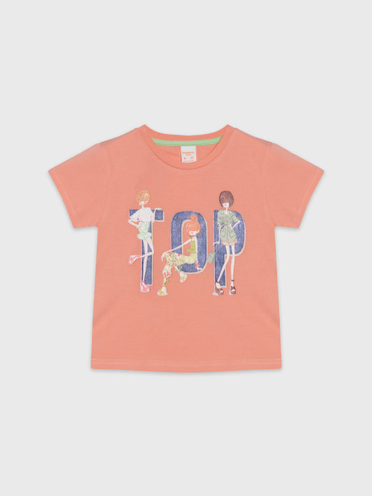 Short Sleeve Printed Blouse