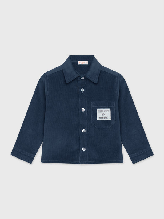 Long Sleeved Velvet Shirt