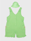 Sleeveless Overall With Hat