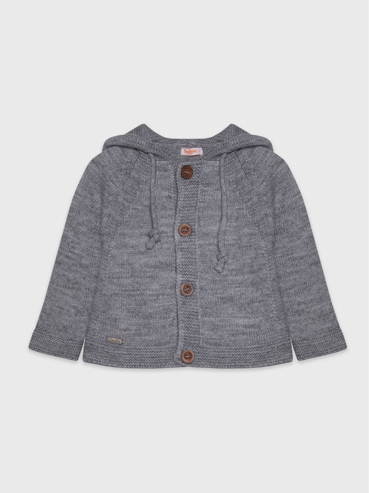 Cozy Knit Pullover Hoodie