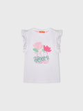 Sleeveless Floral Printed Blouse