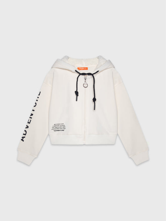 Long Sleeved Cropped Hoodie
