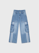 Denim Cargo Pants