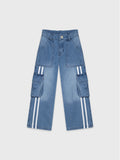 Denim Cargo Pants