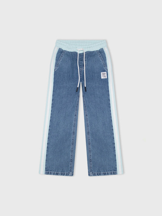 Denim Wide Leg Pants