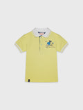Short Sleeve Printed Polo Shirt