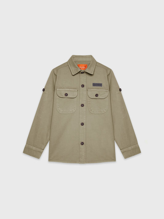 Long Sleeve Gabardine Shirt