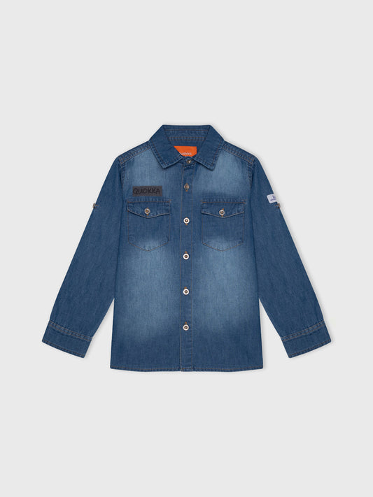 Long Sleeved Denim Shirt