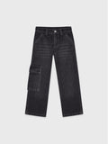 Denim Cargo Pants
