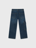 Denim Cargo Pants