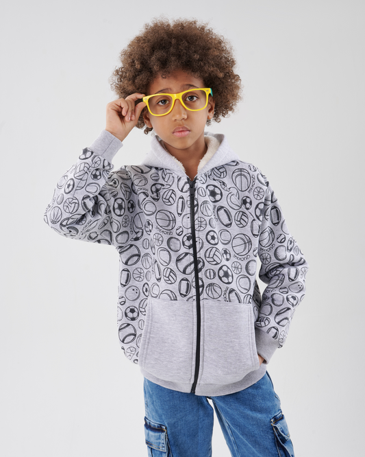 Long Sleeved Hooded Jacket