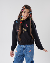 Long Sleeved Cropped Hoodie