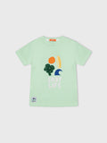 Short Sleeve Printed "Easy Life" T-Shirt