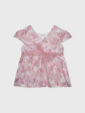 Short Sleeve Printed Dress