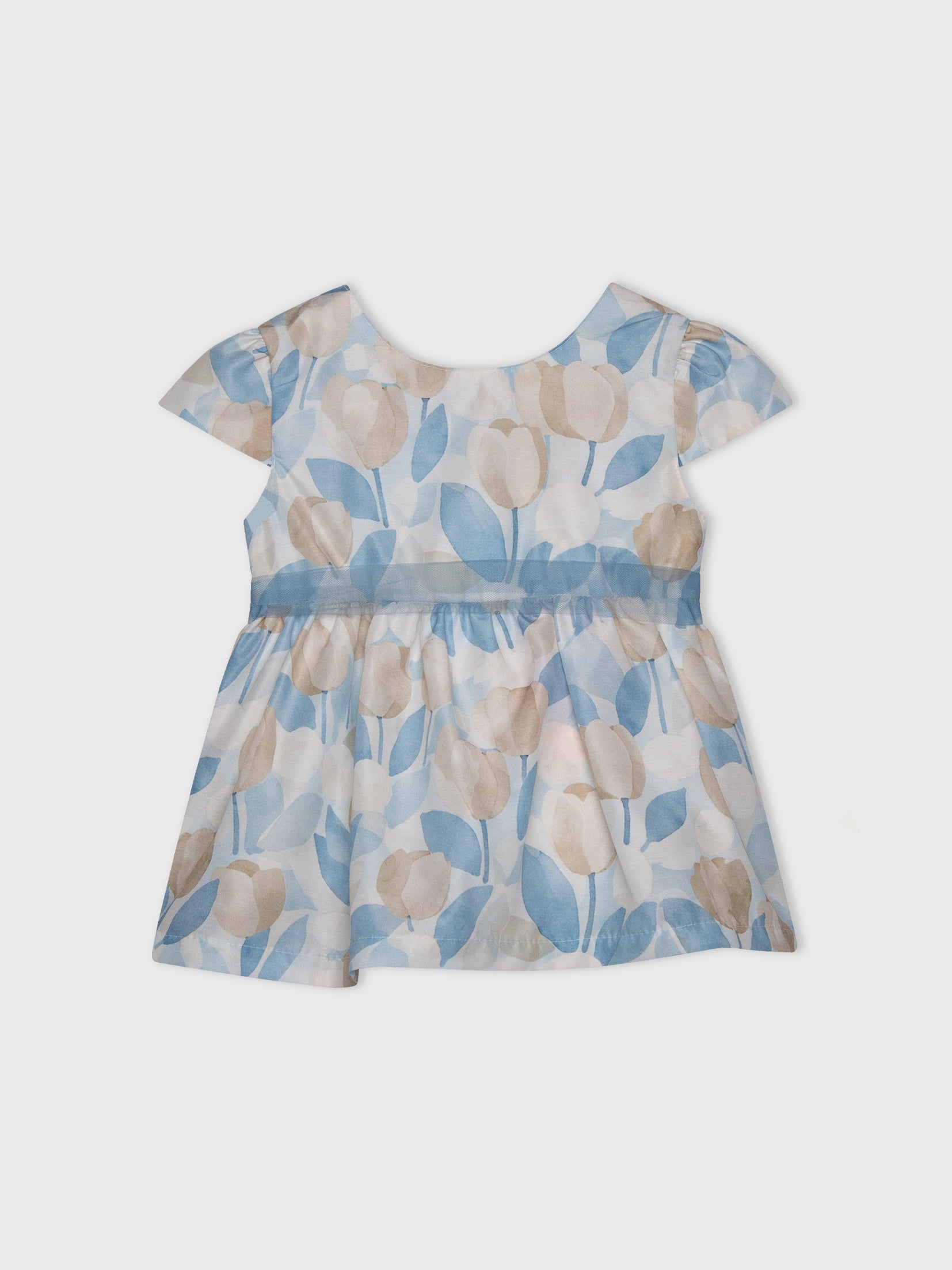 Short Sleeve Printed Dress