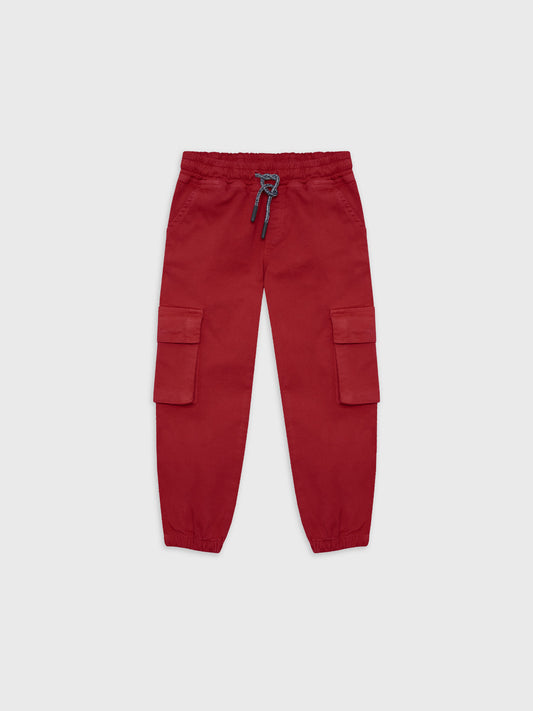 Gabardine Cargo Pants