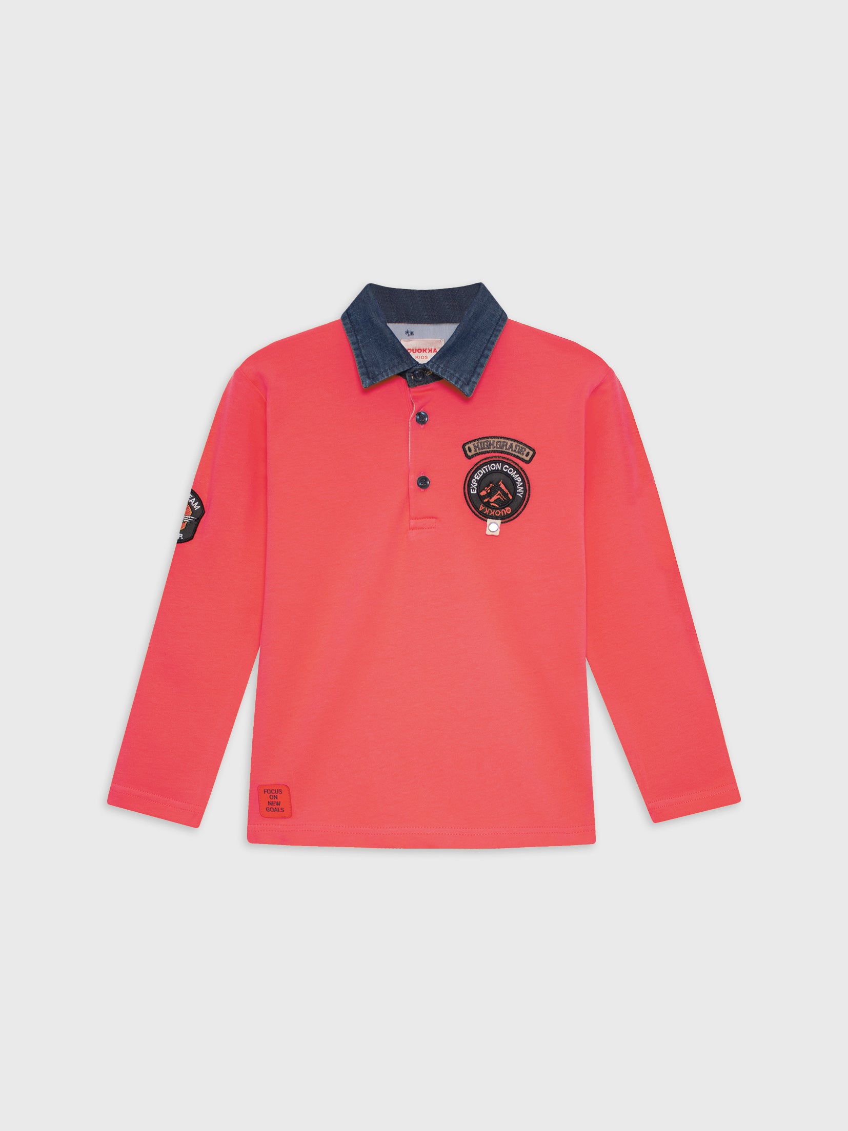 Long Sleeved Polo T-Shirt