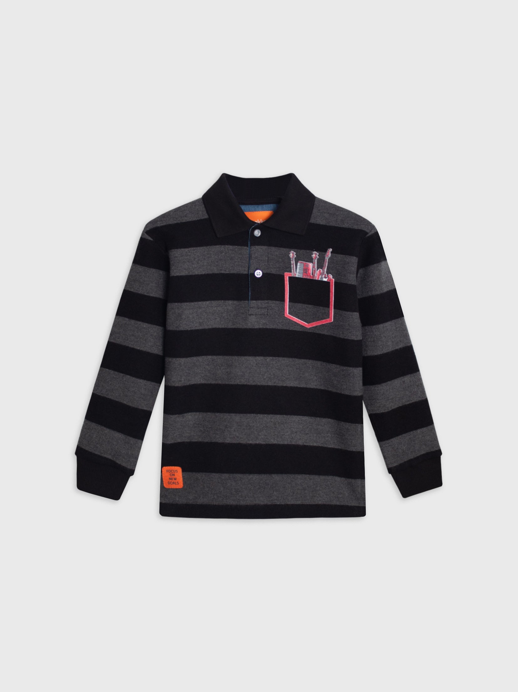 Long Sleeved Polo T-Shirt