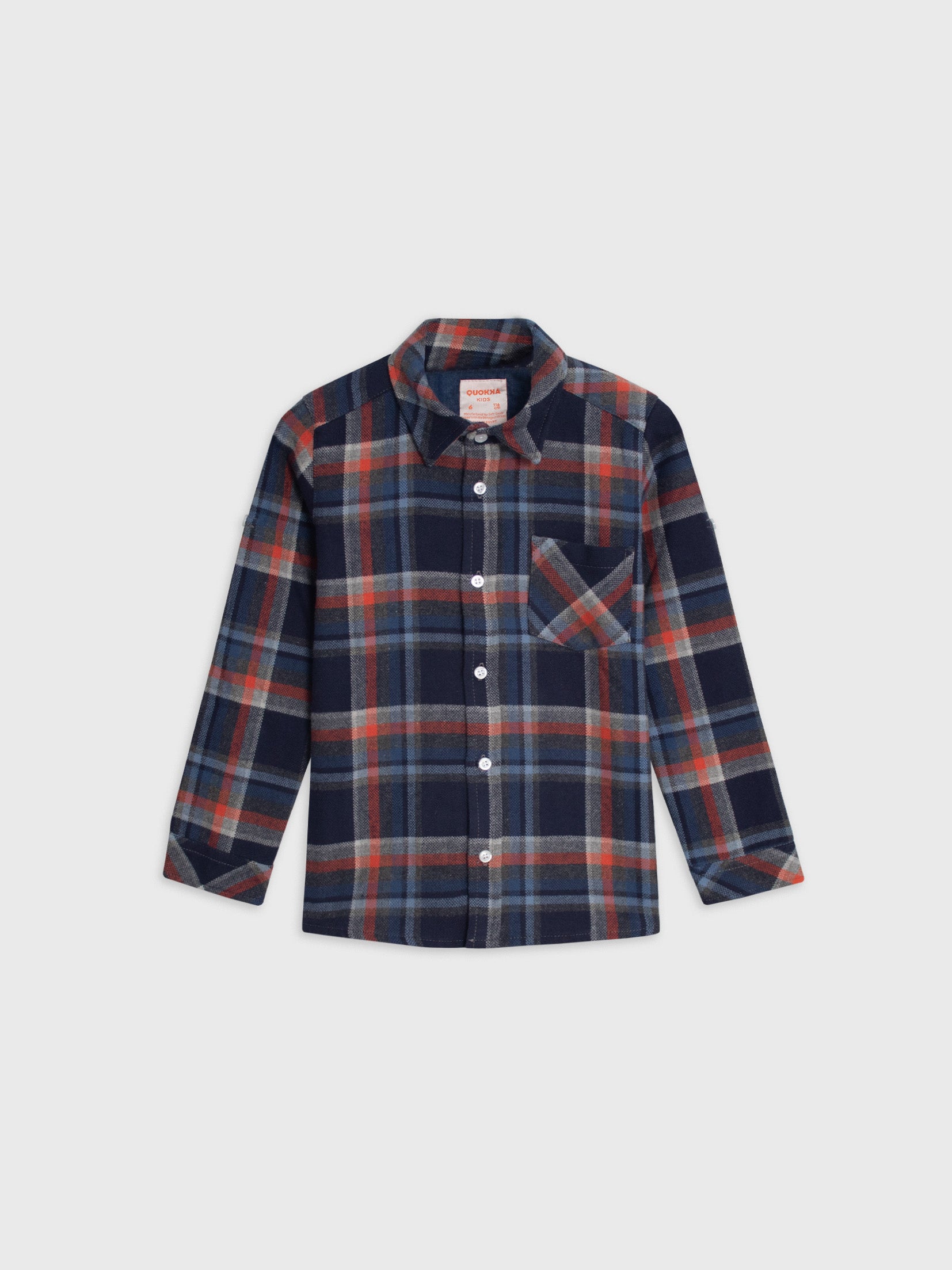 Long Sleeved Checked  Shirt