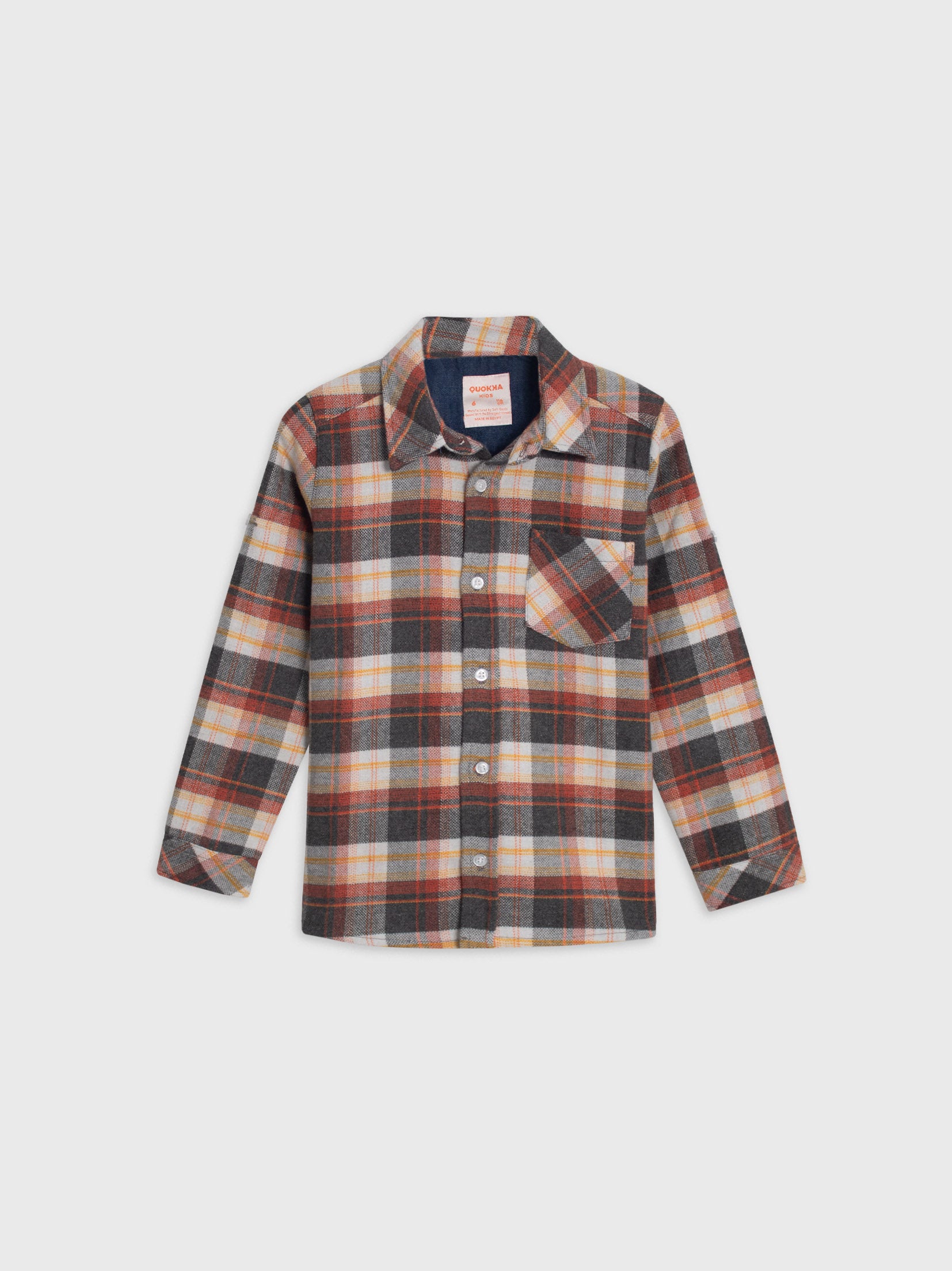 Long Sleeved Checked  Shirt