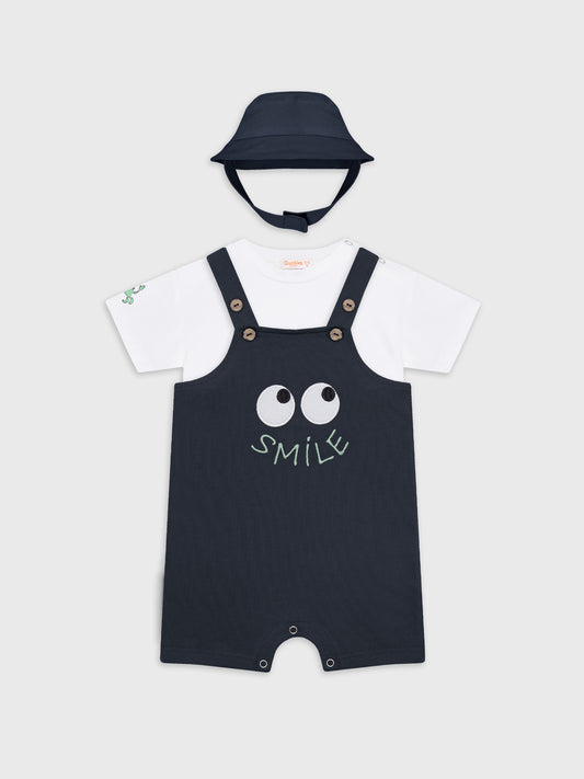 Overall and T-Shirt with Hat