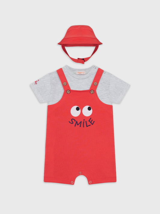 Overall and T-Shirt with Hat
