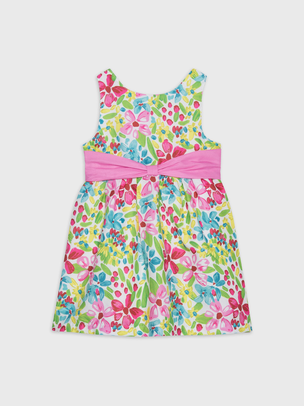 Sleeveless Cute Floral Printed Dress