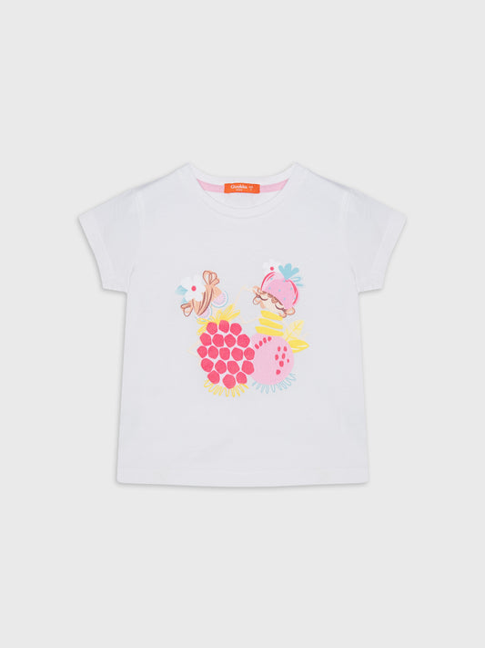 Short Sleeve Printed Blouse