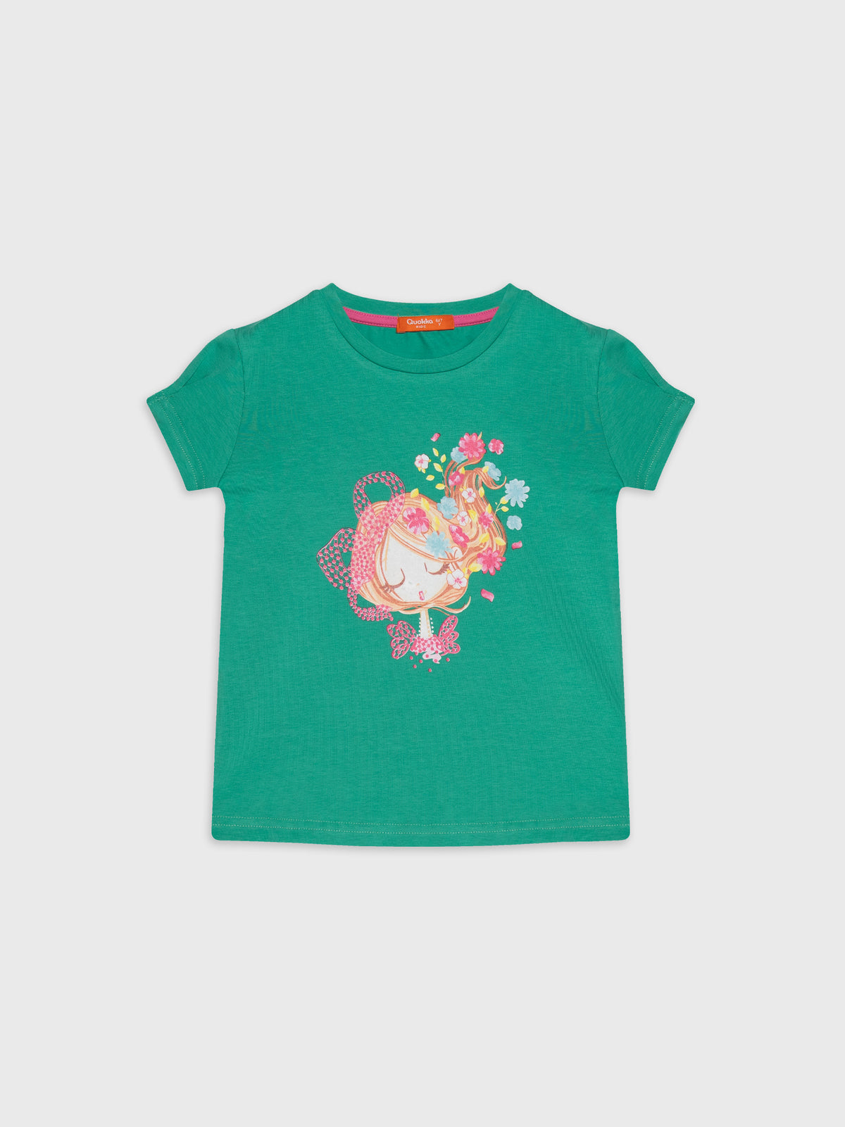 Short Sleeve Printed Blouse
