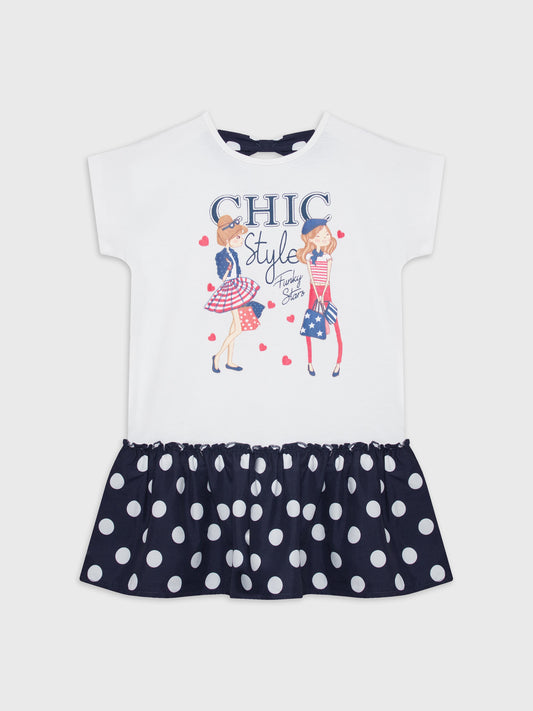 Sleeveless Printed  Dress