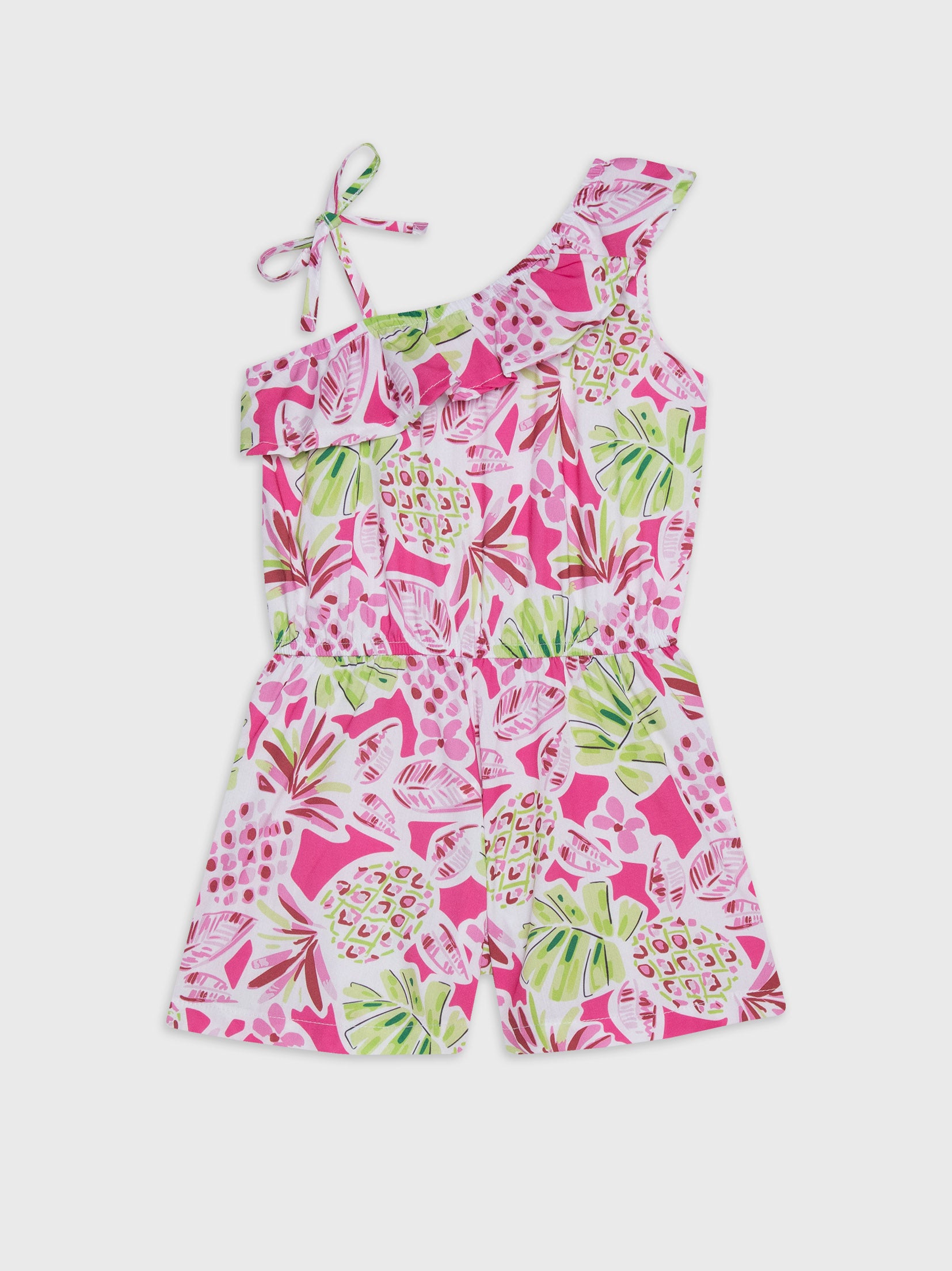 Sleeveless Cute Floral Printed Romper