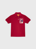 Short Sleeve Printed Polo T-Shirt