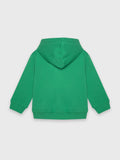 Long Sleeved Dog Embroidered Hoodie