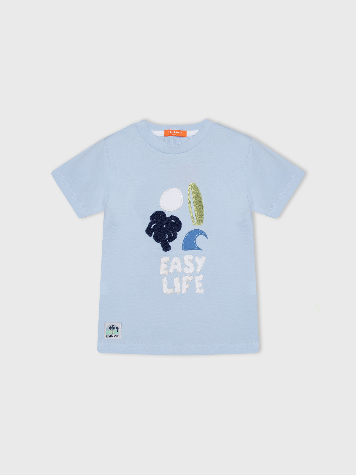 Short Sleeve Printed "Easy Life" T-Shirt