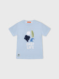 Short Sleeve Printed "Easy Life" T-Shirt