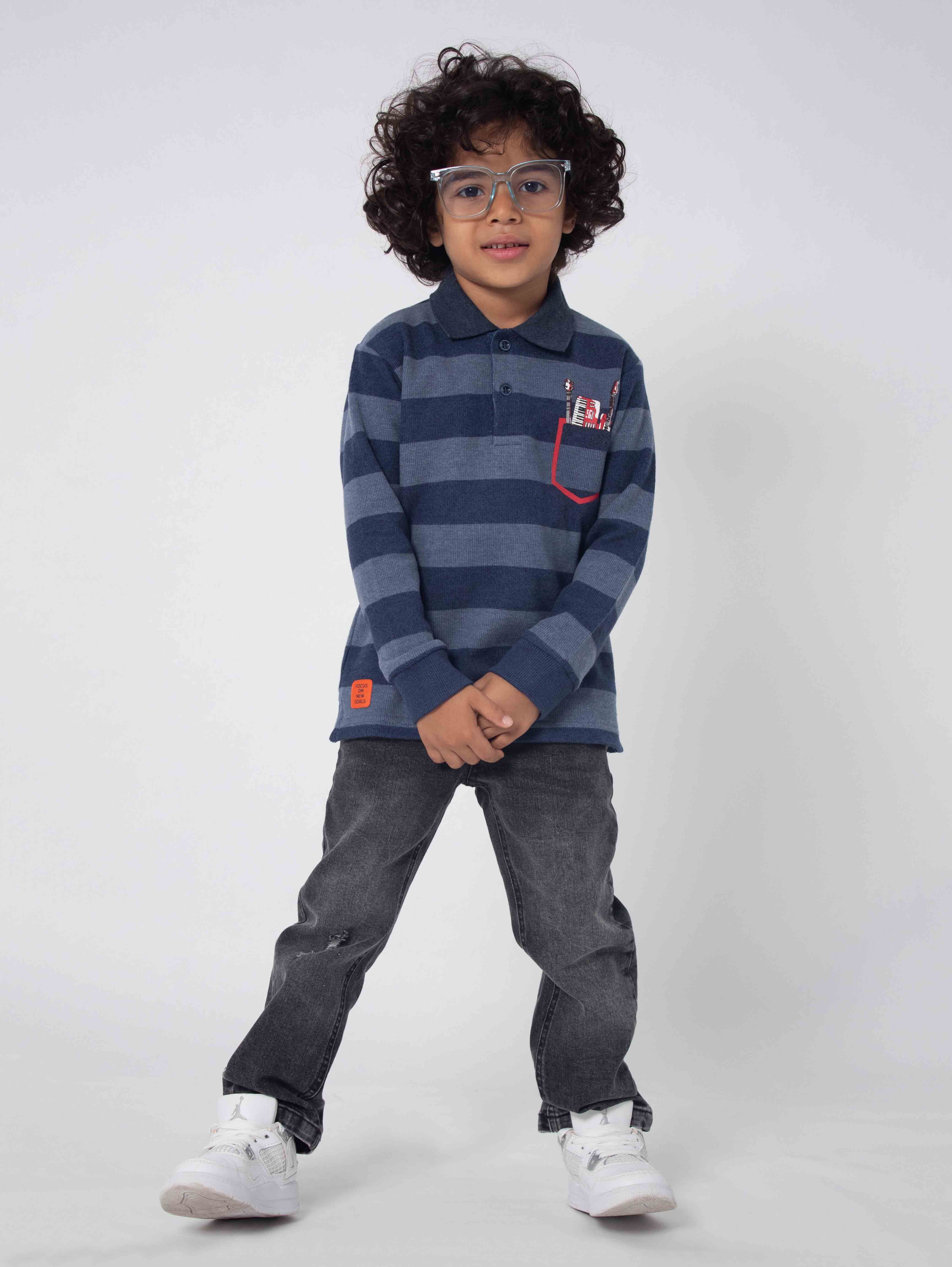 Long Sleeved Polo T-Shirt