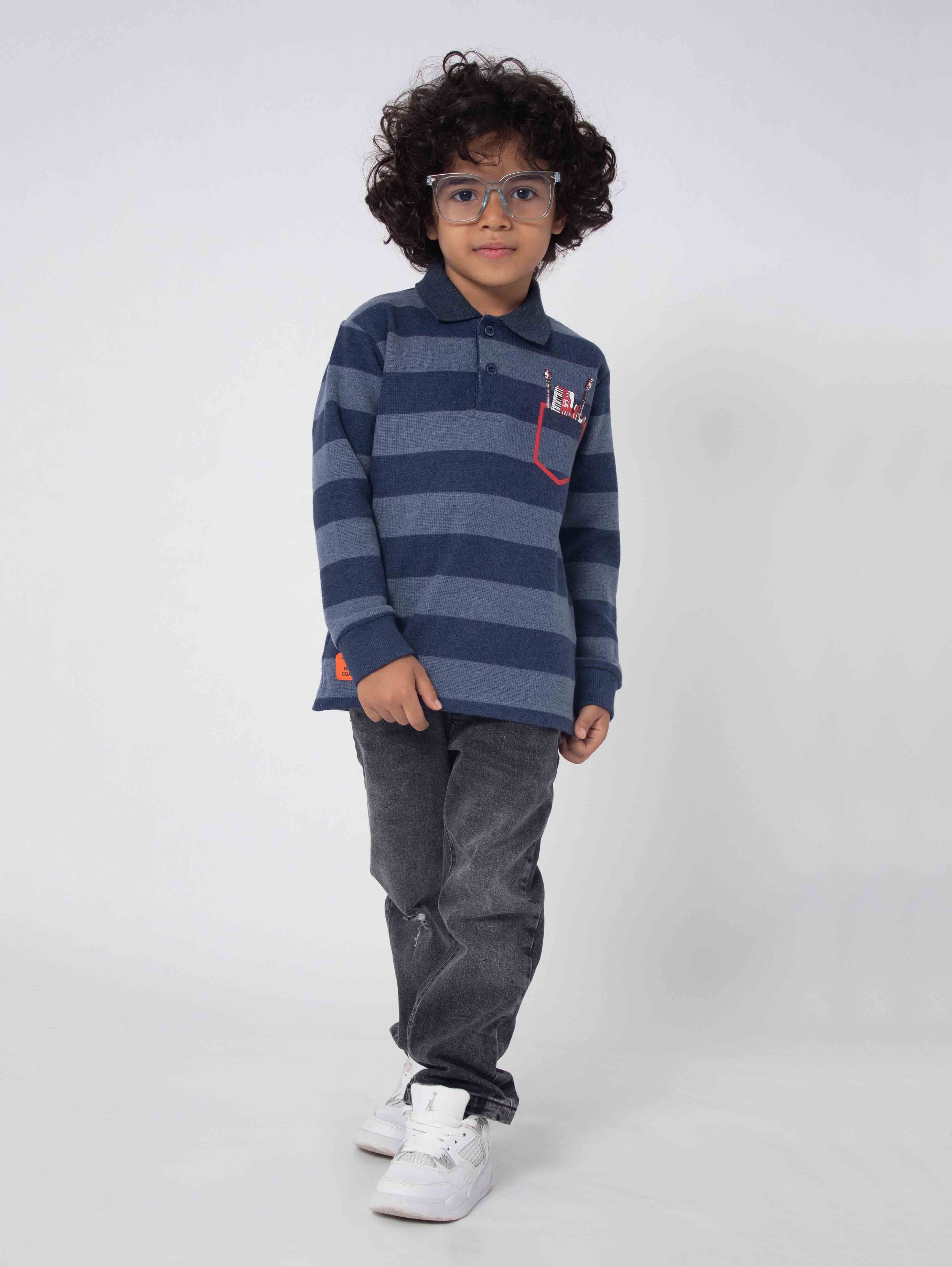 Long Sleeved Polo T-Shirt