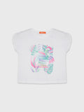 Sleeveless Printed Blouse