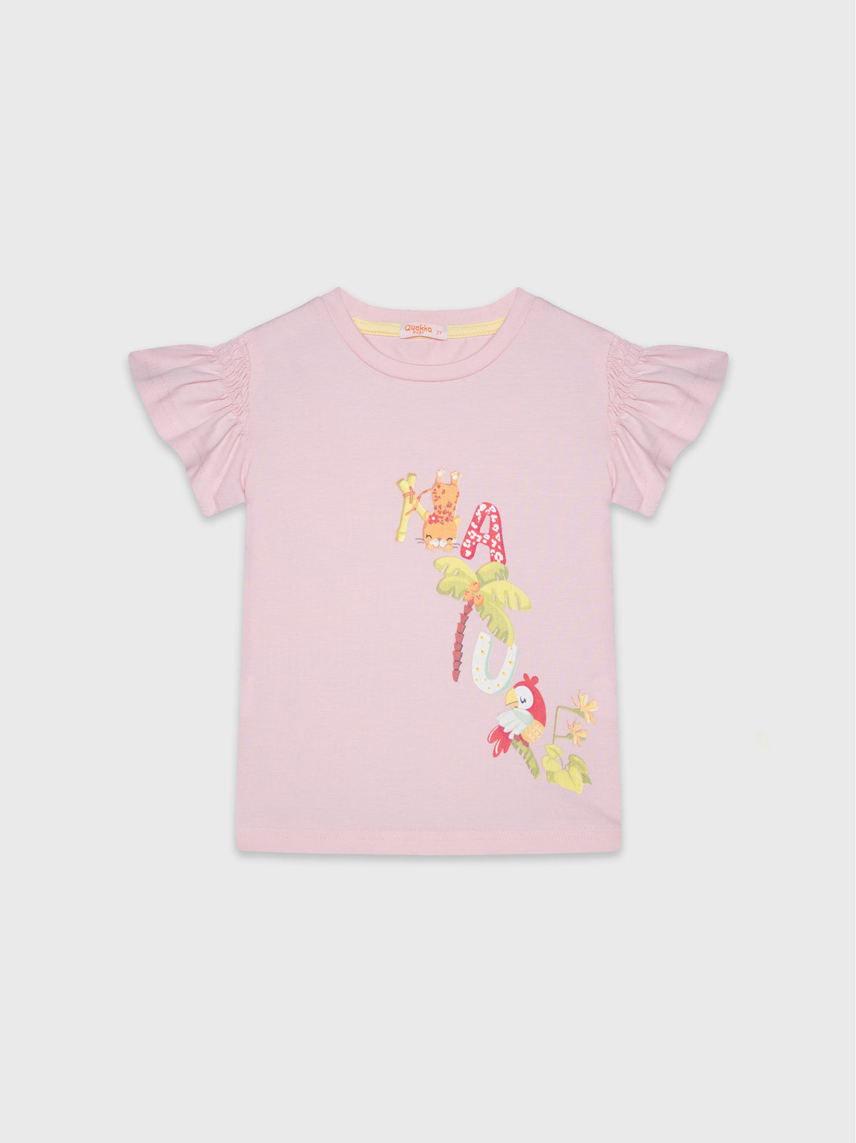 Short Sleeve Printed Blouse