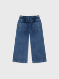 Heart-Embroidered Denim Jeans