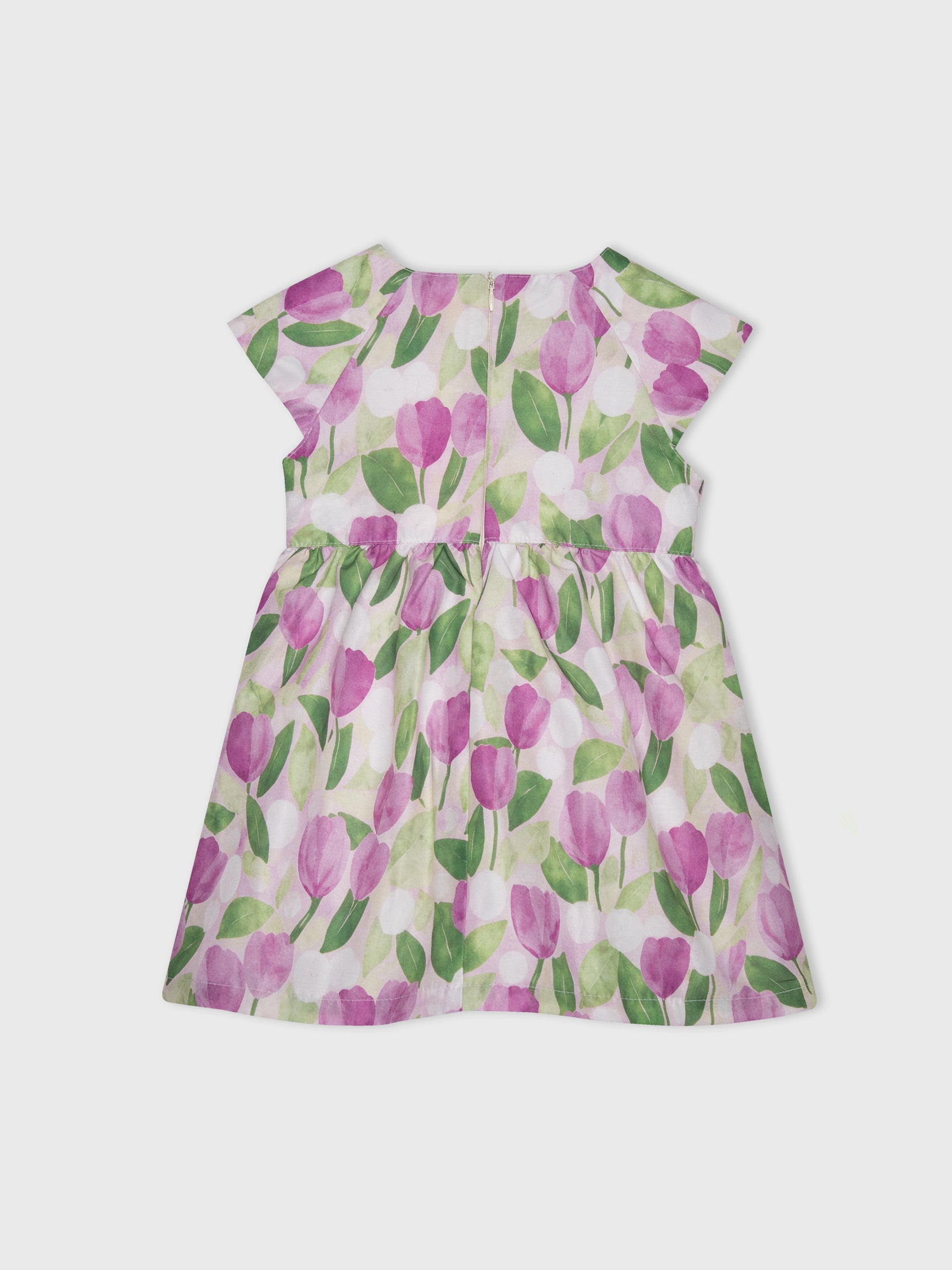 Short Sleeve Printed Dress