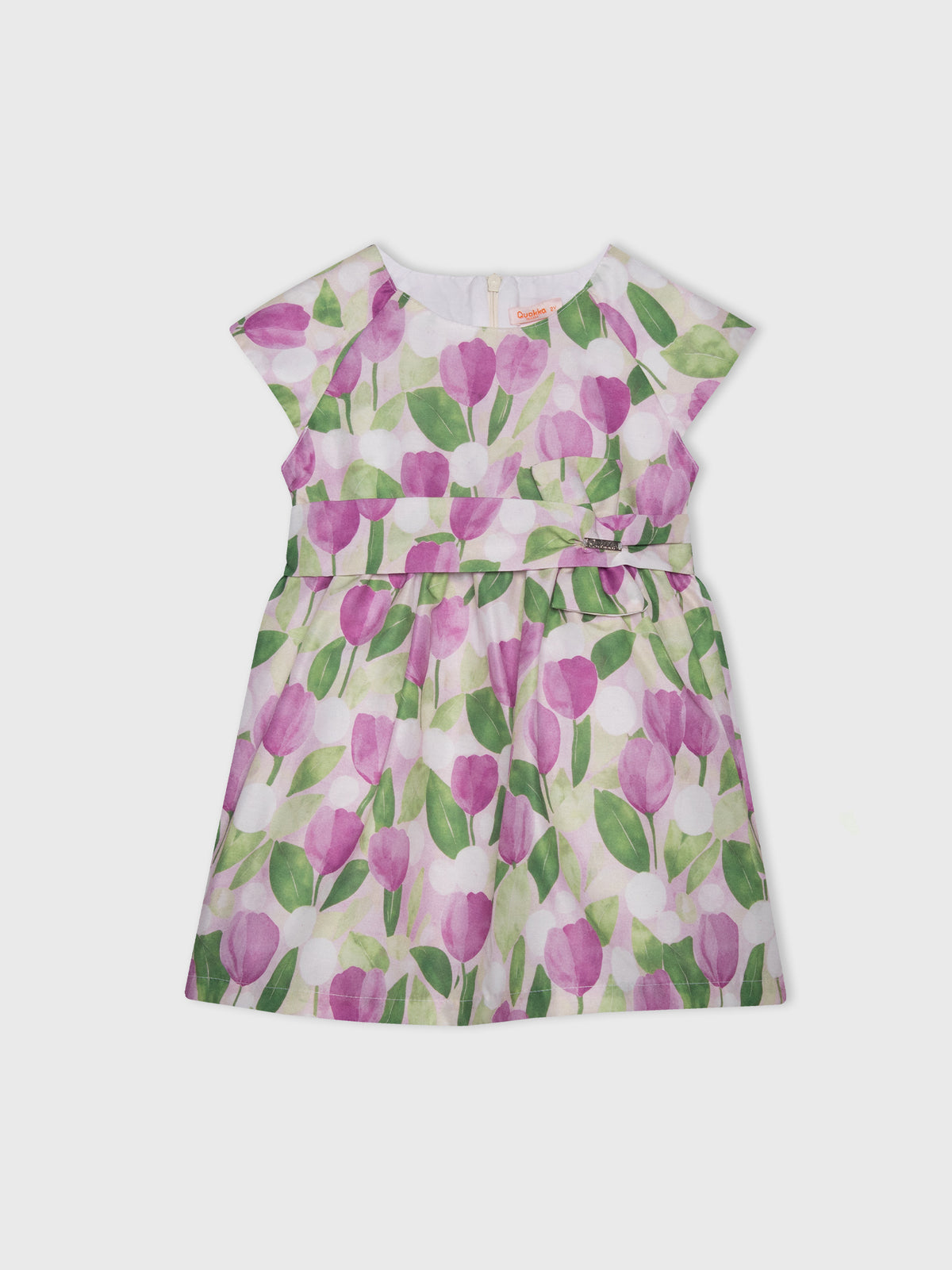 Short Sleeve Printed Dress
