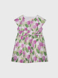 Short Sleeve Printed Dress