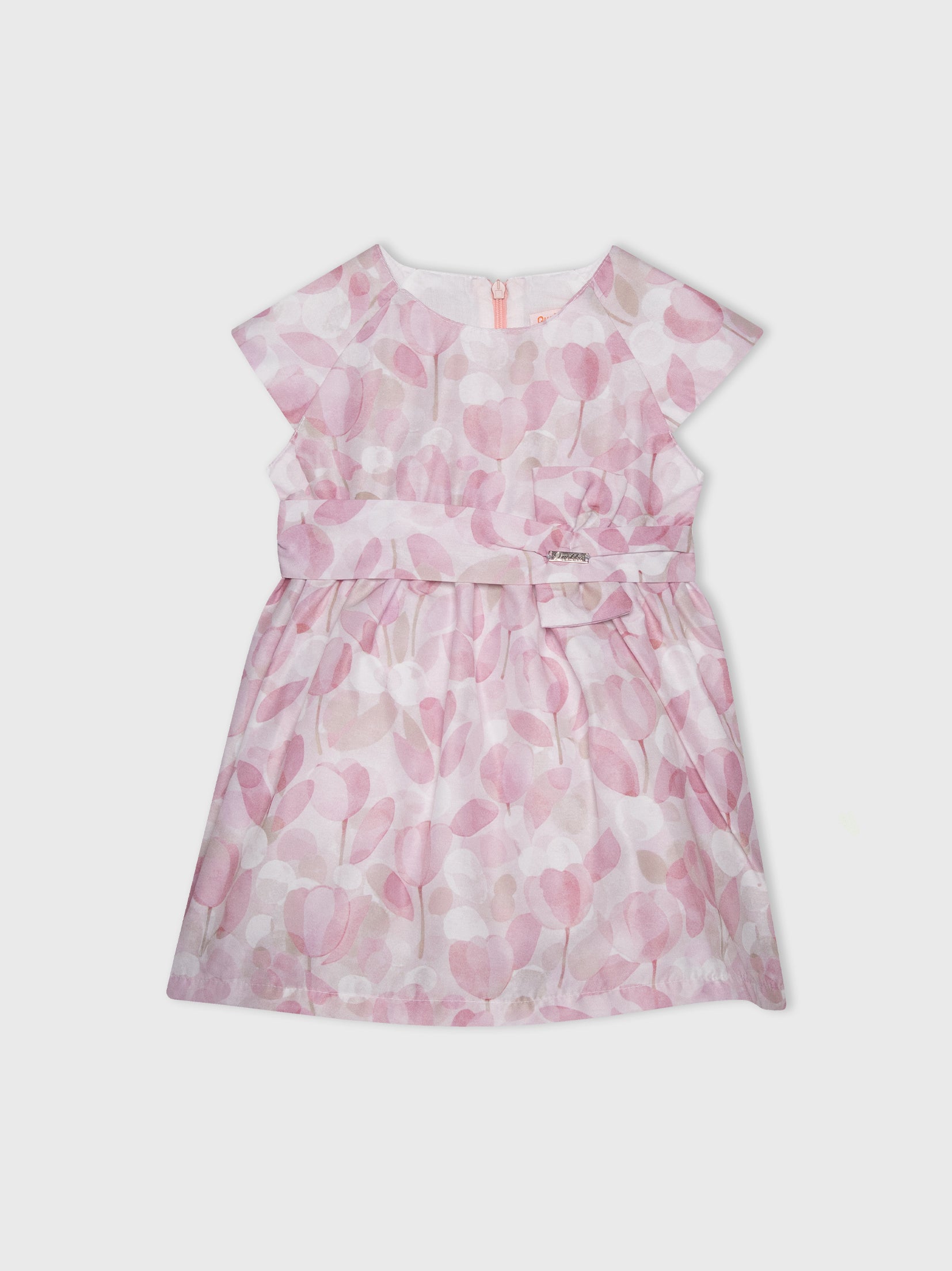 Short Sleeve Printed Dress