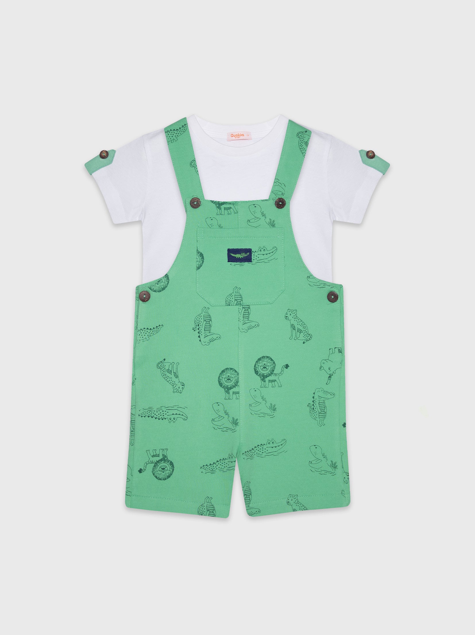 Overalls and T-Shirt Set