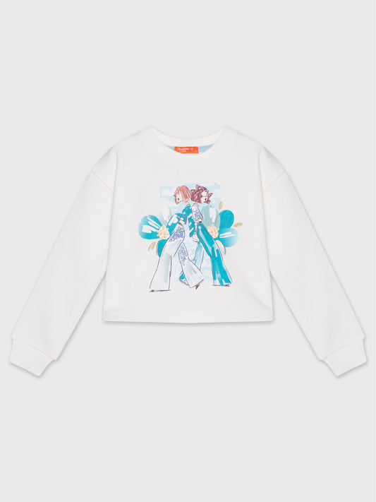 Long Sleeved Cropped Sweatshirts